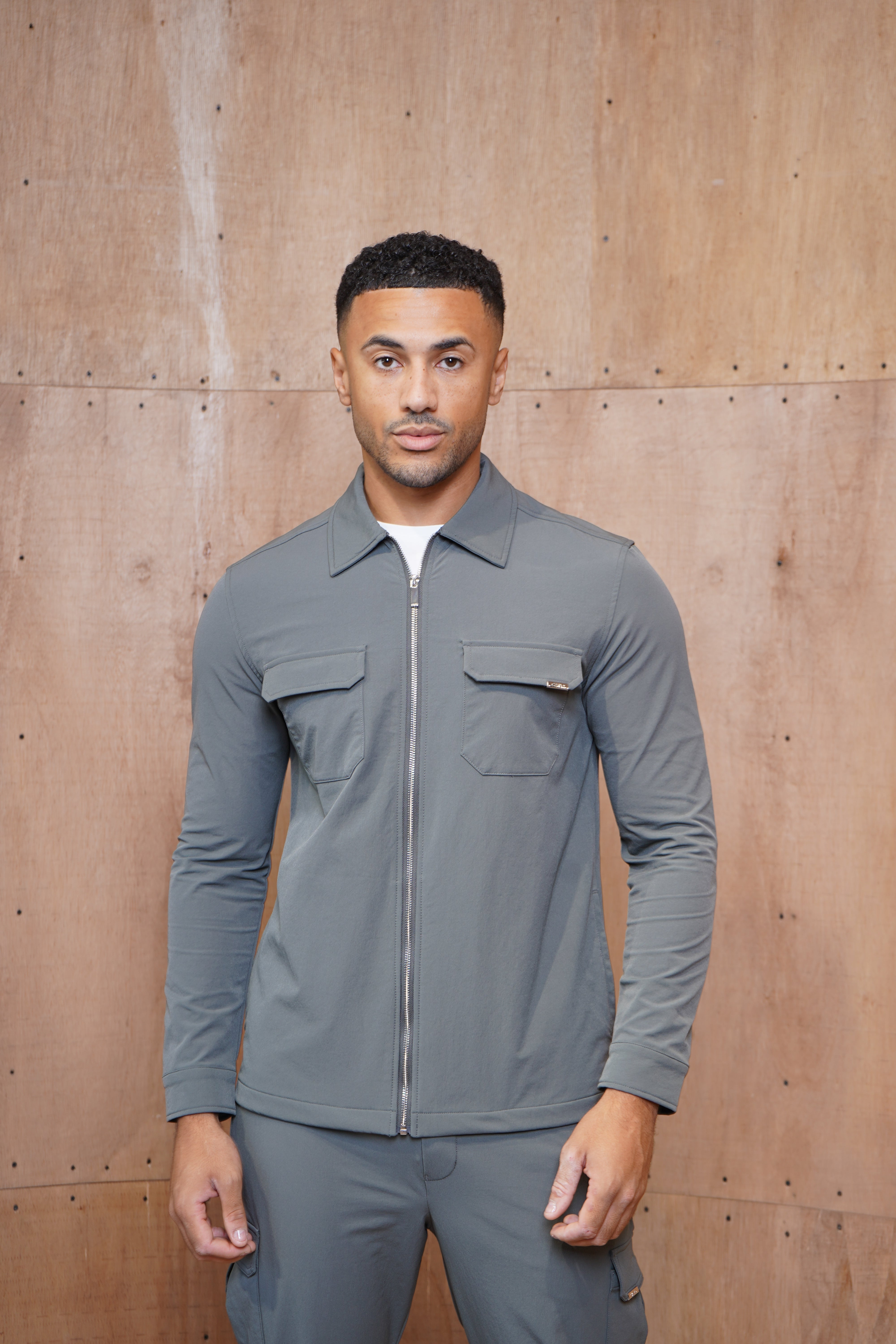 CAPO Utility Overshirt Charcoal Shirts